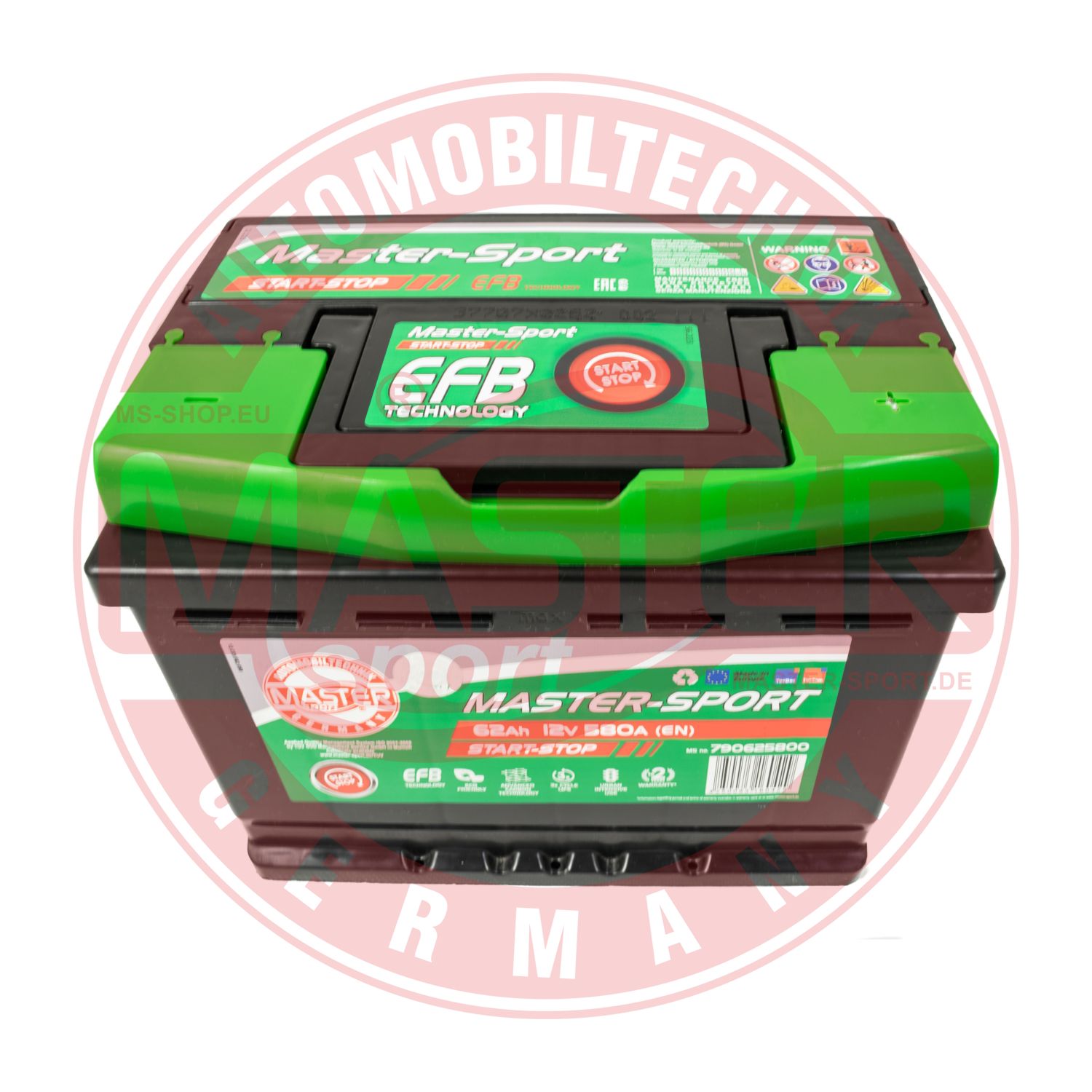 MASTER-SPORT GERMANY 790625800 Starter Battery for ALFA ROMEO CHEVROLET CITROËN DACIA FIAT FORD HONDA HYUNDAI JEEP KIA LANCIA NI